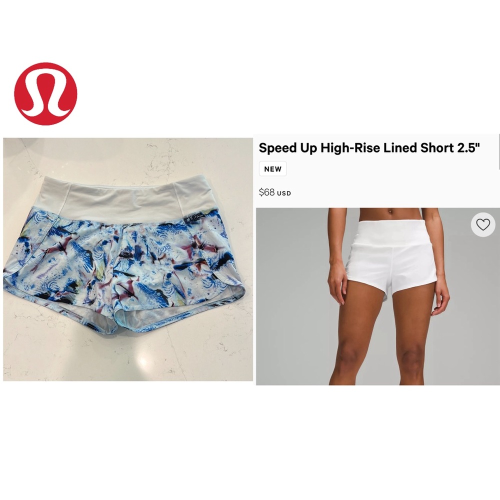 LULULEMON “SPEED UP” SHORT